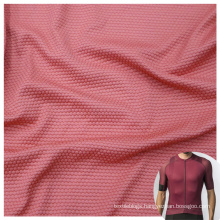 athletic honeycomb bubble mesh football jersey fabric spandex polyamide